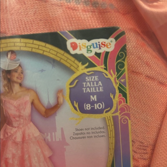 NEW Universal Pictures Wicked Glinda Pink Prestige Gown Disguise Costume Sz M - Picture 3 of 3